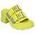 Mule Flash giallo di Bottega Veneta - vista 2