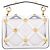 Valentino Garavani Borsa Valentino Roman Stud Trasparente Bianco - vista 3