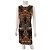 Roberto Cavalli Kleid Mehrfarbig Synthetik Mehrfarben
