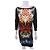 Abito Roberto Cavalli in viscosa multicolore