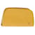 LOUIS VUITTON Epi Dauphine PM Pouch Jaune M48449 LV Auth 76250 Cuir  ref.1423747