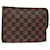 LOUIS VUITTON Damier Ebene Poche Toilette 19 Pouch N47544 LV Auth 77111  ref.1423812