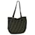 FENDI Zucca Canvas Handtasche Schwarz Braun Auth bs14970  ref.1423870