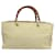 Cream Gucci Medium Bamboo Shopper Satchel Leather  ref.1424047