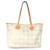 Céline White Celine Carriage Tote Leather  ref.1424052