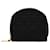 Black Dior Cannage Cotton Zip Around Coin Pouch  ref.1424081