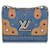 Borsa a tracolla Epi Twist MM con borchie Louis Vuitton blu Pelle  ref.1424098