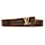 Brown Louis Vuitton Monogram Initiales Reversible Belt Cloth  ref.1424115