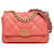 Pink Chanel Medium Lambskin 19 Flap Satchel Leather  ref.1424141