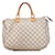 White Louis Vuitton Damier Azur Speedy 30 Boston Bag Leather  ref.1424151