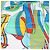 Foulard Hermès Carré 90 "THALASSA" 100% Seta Blu - vista 13