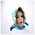 Foulard Hermès Carré 90 "THALASSA" 100% Seta Blu - vista 15