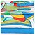 Foulard Hermès Carré 90 "THALASSA" 100% Seta Blu - vista 7