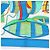 Foulard Hermès Carré 90 "THALASSA" 100% Seta Blu - vista 8