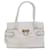 Salvatore Ferragamo Gancini Branco Couro  ref.1424230