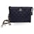 Chanel Pochette Clutch en Cuir Matelassé Noir Cocp Charms 2021 Toile  ref.1424254