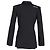 Off White Blazer duplo Off-White em lã preta Preto - vista 3