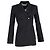 Off White Blazer duplo Off-White em lã preta Preto - vista 4