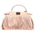 Fendi Fringed Mini Peekaboo Bag in Pink Leather  ref.1424272