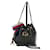 Gucci Handbag Sylvie Web GG Marmont Black Leather Matelasse Bucket Bag Pony-style calfskin  ref.1424368