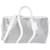 Louis Vuitton Clear Epi PVC Wavy Keepall Bandoulière 50 White Rubber  ref.1424389