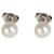 Tiffany & Co. Tiffany Signature® Pearls Earrings in 18k White Gold Silvery Metallic Metal  ref.1424392