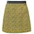 Balenciaga A-line Knit Mini Skirt in Yellow Polyester Camel Wool  ref.1424452