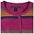 Gestreifte Kurzarmbluse von Marc by Marc Jacobs aus mehrfarbigem Polyester - Ansicht 5