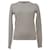 Theory Regal Rundhals-Pullover aus Ecru-Wolle Weiß Roh