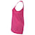 Top senza maniche in cotone rosa con dettagli a volant MSGM Marrone - vista 2