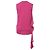 Top senza maniche in cotone rosa con dettagli a volant MSGM Marrone - vista 3