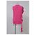 Top senza maniche in cotone rosa con dettagli a volant MSGM Marrone - vista 8