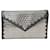 Alaïa Studded Clutch in Black Leather Pony-style calfskin  ref.1424479