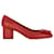 Autre Marque Salvatore Ferragamo Vara Bow Pumps in Red Leather   ref.1424492