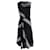 Vivienne Westwood Striped Sleeveless Midi Dress in Black Cotton  ref.1424527