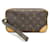 Bolso de mano de lona Louis Vuitton Marly Dragonne PM M51827 en excelente estado Castaño Lienzo  ref.1424550