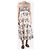 Eres Cream Soliflore floral midi dress - size M