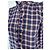 SéZane Chloe Karo Oxford Bluse Blau Leinen Mehrfarben - Ansicht 3