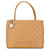 Chanel Braune Kaviar Medaillon Tasche Beige Leder  ref.1424643