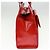 Céline Borsa a Spalla CELINE in Pelle Rossa Auth bs15049 Rosso - vista 3