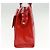 Céline Borsa a Spalla CELINE in Pelle Rossa Auth bs15049 Rosso - vista 4