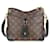 Louis Vuitton Monograma Negro Canvas Odeon PM Castaño Lienzo  ref.1424916