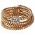 Autre Marque Anello a spirale Crivelli in oro rosa 18k 0,25 CTW