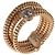Autre Marque Anello a spirale Crivelli in oro rosa 18k 0,25 CTW - vista 2