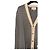 Gucci Cardigan V-Ausschnitt aus Baumwolle beige navy blau Marineblau - Ansicht 2