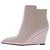 Autre Marque Non Signé / Unsigned ankle boots T.EU 38 Leather Beige - view 2
