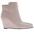 Autre Marque Non Signé / Unsigned ankle boots T.EU 38 Leather Beige - view 3