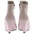Autre Marque Non Signé / Unsigned ankle boots T.EU 38 Leather Beige - view 5
