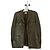 Cambon Chanel 1996 runway leather jacket Dark green