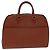 LOUIS VUITTON Borsa a Mano Epi Sorbonne Marrone M54513 LV Auth 74845